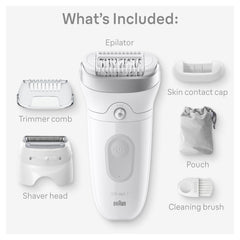 Braun detalle de las pinzas MicroGrip que capturan vello corto