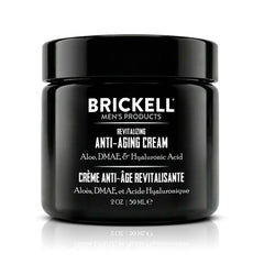 Brickell Men's Products front jar shot showing packaging and clean design benefit clarity