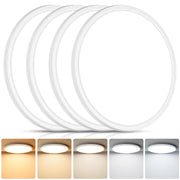 Brightever frontal del plafón 12 pulgadas mostrando diseño limpio y ahorro energético