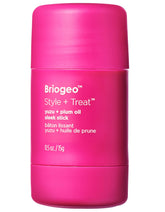 Briogeo stick frente del envase mostrando diseño portátil y práctico