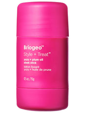 Briogeo stick frente del envase mostrando diseño portátil y práctico