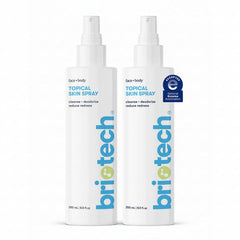 BRIOTECH envase frontal de 250 ml mostrando diseño y tamaño