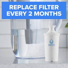 BRITA mesh screen detail preventing black flecks for clearer water