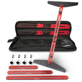 Brizago front view of adjustable gauge showing full length and benefits of precision