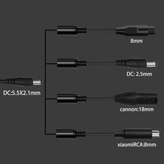 Brokeir cable largo junto a mano para comparar tamaño y comodidad