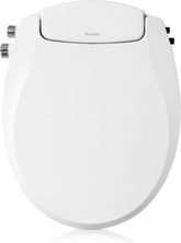 Brondell Swash front view showing white seat and sleek profile for easy upgrade