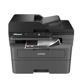 Brother DCP-L2640DW front view showing compact footprint and fast printing