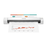 Brother DS-640 front view showing compact scanner and fast portability