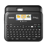 Brother PT-D610BT front panel showing display and ports for fast setup
