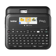 Brother PT-D610BT front panel showing display and ports for fast setup