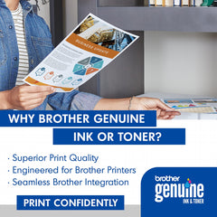 Close-up of Brother TN-431 cartridge toner outlet and drum area for reliable print quality