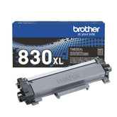 Brother TN830XL front packaging showing model and capacity, ensures correct purchase