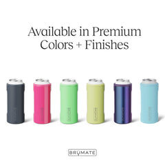 BrüMate Hopsulator Slim junta Push-Lock en acción para fijar la lata sin esfuerzo