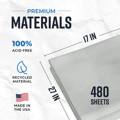 Bryco Goods close-up of paper texture demonstrating smooth, flexible wrapping benefit