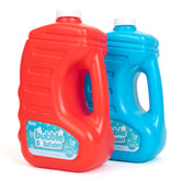 Bubble Play Darice front packaging showing two 64oz bottles and included wands for long-lasting fun