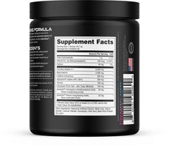 Bucked Up vaso con bebida mezclada lista para entrenar y rápida disolución
