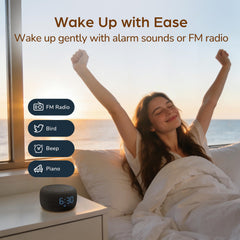 BUFFBEE botones superiores para controlar alarma radio y Bluetooth fácilmente