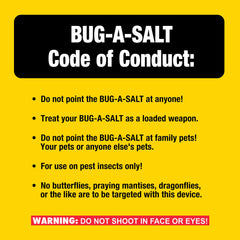 BUG-A-SALT detalle del depósito de sal mejorado para recargas más fáciles