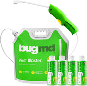 BugMD front packaging showing kit components and cordless sprayer benefits