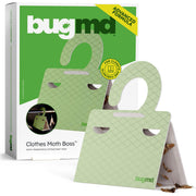 BugMD frontal del paquete mostrando seis trampas y beneficios prácticos