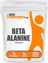 BulkSupplements pouch front view showing label and weight for clear product identification and trust