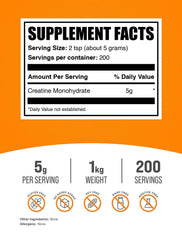 Polvo micronizado de BulkSupplements en primer plano mostrando textura fina y fácil disolución