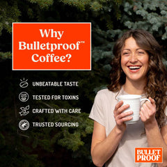 Bulletproof café preparado en prensa francesa resaltando cuerpo y claridad