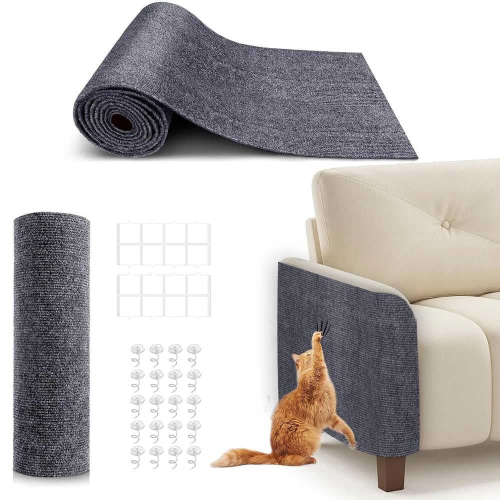 BumaiGo alfombra rascador vista frontal protege muebles eficientemente