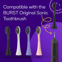 BURST primer plano de la textura de cerdas suaves que cuidan esmalte