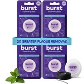 BURST frontal del envase mostrando sabor menta eucalipto y beneficios
