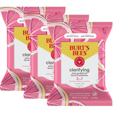 Burt's Bees empaque frontal pomelo rosa mostrando beneficios rápidos