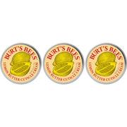 Burt's Bees lata frontal mostrando el diseño y tamaño compacto