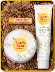 Burt's Bees front tin view showing complete gift set and natural appeal