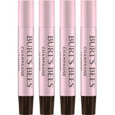 Burt's Bees envase frontal Champagne mostrando tono y beneficio hidratante