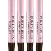 Burt's Bees envase frontal Champagne mostrando tono y beneficio hidratante
