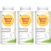 Burt's Bees polvo infantil frontal mostrando diseño y tamaño práctico