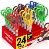 BURVAGY pack frontal de 24 tijeras mostrando presentación y cantidad