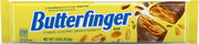 Butterfinger empaque frontal mostrando pack de 36 barras, práctico para eventos
