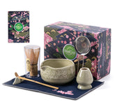Buucup matcha set front view showing bowl and tools for elegant preparation