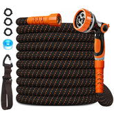 BYDA front packaging showing 50ft hose, easy storage benefit