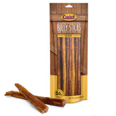 Cadet empaque frontal mostrando 10 bully sticks y marca, confianza en calidad