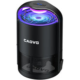 CAGVG front view of compact trap showing sleek design and quiet operation benefit