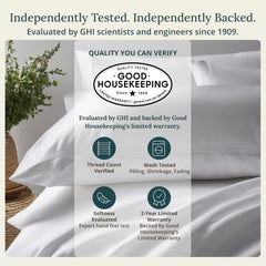 California Design Den close-up of sateen stripe texture for smooth comfort