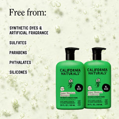 California Naturals conditioner creamy texture close-up demonstrating rich hydration