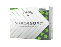 Callaway BL CG Supersoft 25 Lucky 2026 frontal mostrando pack de 12 bolas, claridad visual y presentación