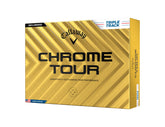 Callaway Chrome Tour frente del empaque mostrando marca y diseño para identificar producto