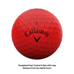 Callaway Supersoft 2023 detalle de textura de cubierta y agarre optimizado