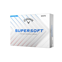 Callaway Supersoft 2025 paquete frontal mostrando 12 pelotas, conveniencia y valor