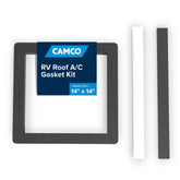 Camco gasket kit front packaging showing complete seal and pads for easy installation