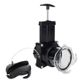 Camco gate valve front view showing full assembly and easy install benefit
